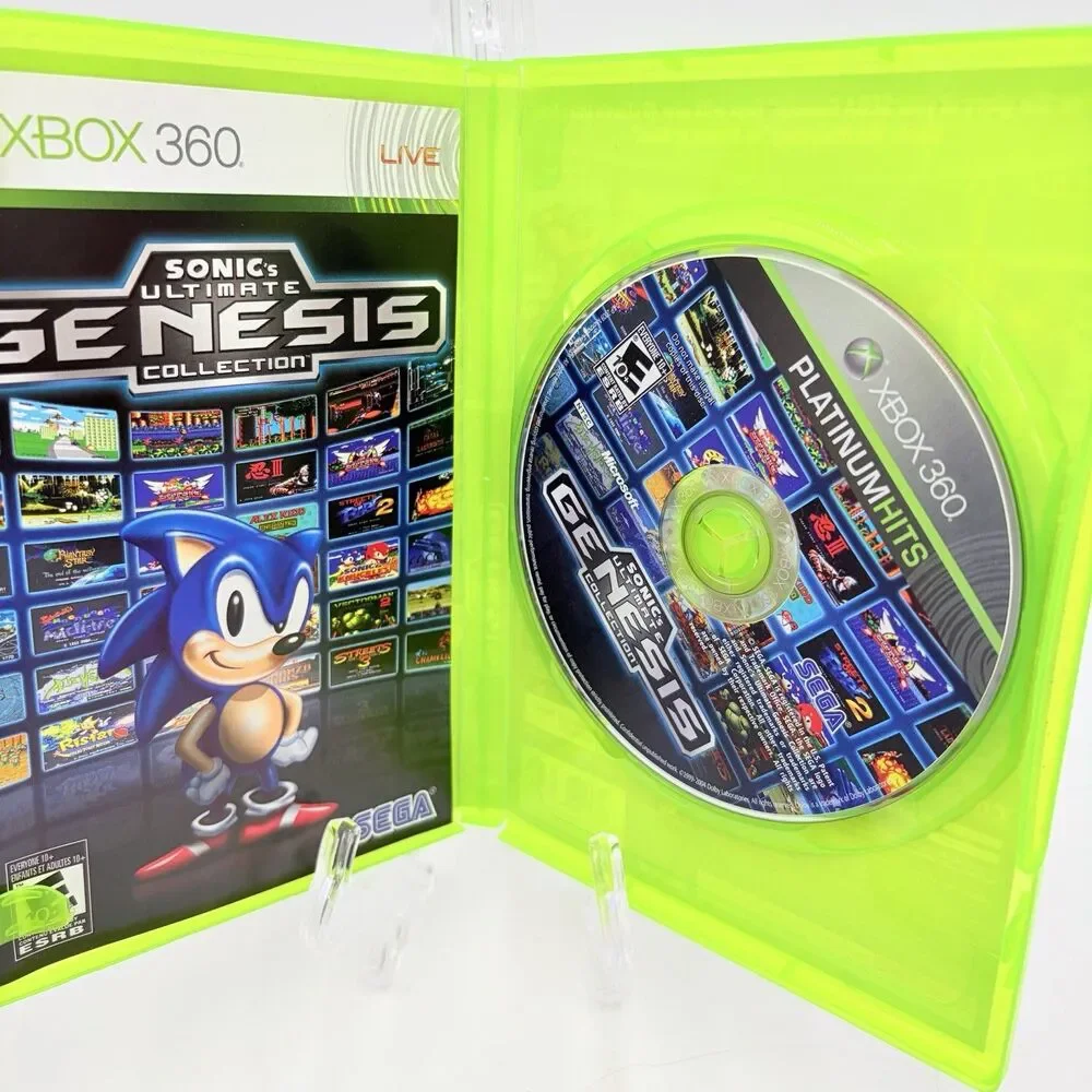 Sonic's Ultimate Genesis Collection (Xbox 360) manual Tested Working
